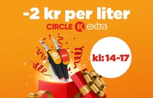 I DAG: Circle K gir 2 kroner rabatt på drivstoff mellom kl. 14-17