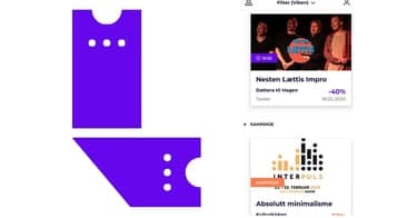 Få billige restplassbilletter til kino, teater og konserter og mye mer