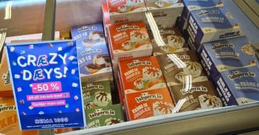 Fyll opp fryseren med iskrem til HALV PRIS