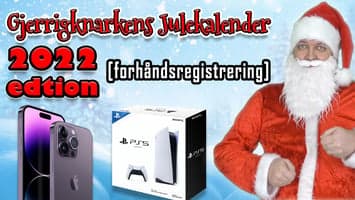 Forhåndsregistrer deg i Gjerrigknarkens Julekalender 2022 og se med en gang om du har vunnet