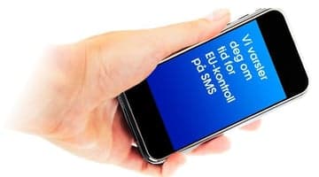 Gratis varsling om EU-kontroll
