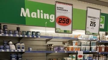 Tror du varen er billig fordi Coop Byggmix spiller på farge og kampanjepris?