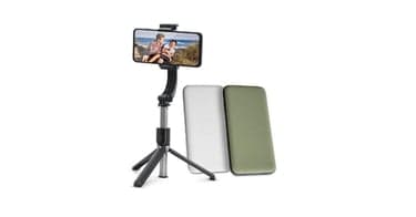 Få gimbal-stabilisator og trådløs 3-i-1-lader