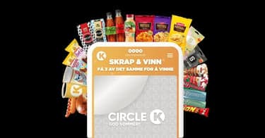 Vinn is, brus, boller og andre godsaker i Circle K sin skrapekonkurranse