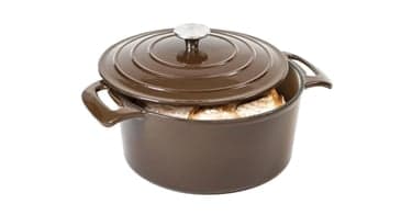 Få brun støpejernsgryte i fransk klassisk stil