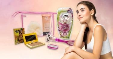 Få stor sommerpakke fra Shai med høvler, blader, dusjgel og solpudder