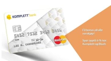 Få opptil 6% rabatt på Komplett.no