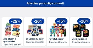 Sjekker du Personlige Priskutt i Æ-appen til Rema 1000?