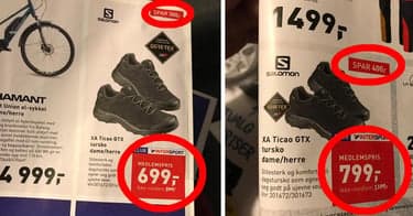 Ikke stol på førpriser sånn uten videre