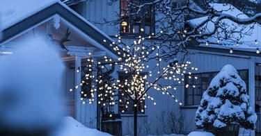 Få stemningsfullt lystre med 380 led-lys i velkomstgave