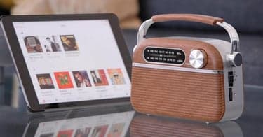 Få retro radio med bluetooth i velkomstgave