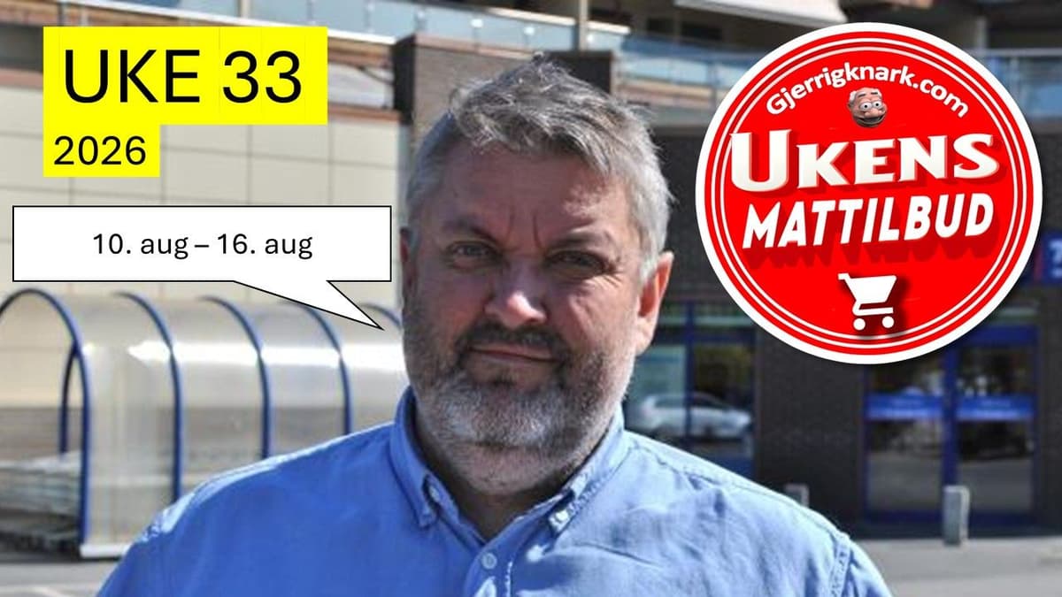 Ukas beste tilbud fra mat- og dagligvarekjedene | UKE 33-2026
