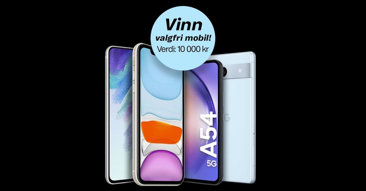 Vinn valgfri mobiltelefon verdt 10 000 kroner i Telenor-quiz