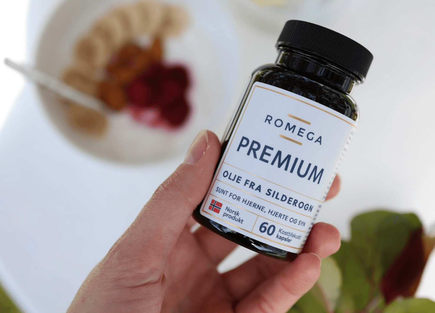 Prøv Romega-kapsler gratis i 30 dager