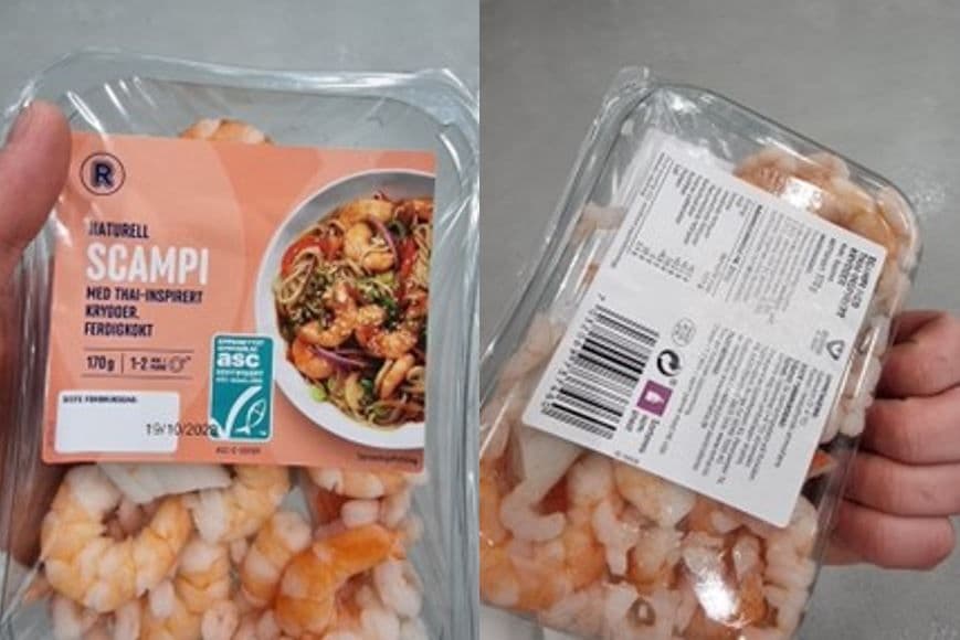 REMA 1000 tilbakekaller R Skalldyrmiks 170g