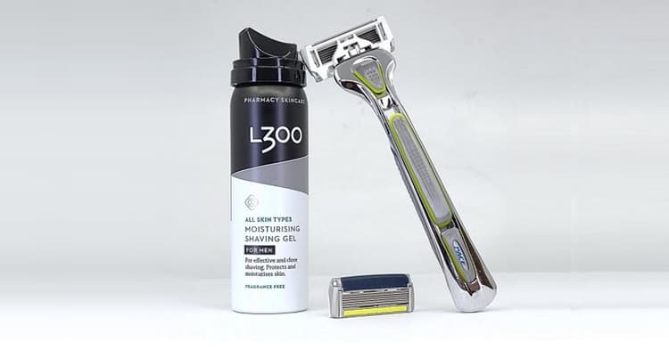 Prøv Pace6 barberhøvel for menn - få startpakke med høvel og barberskum