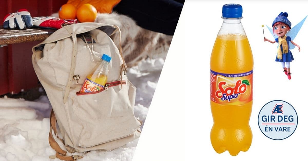 TOMT DESSVERRE: Få en gratis 0,5l Solo Super hos Rema 1000