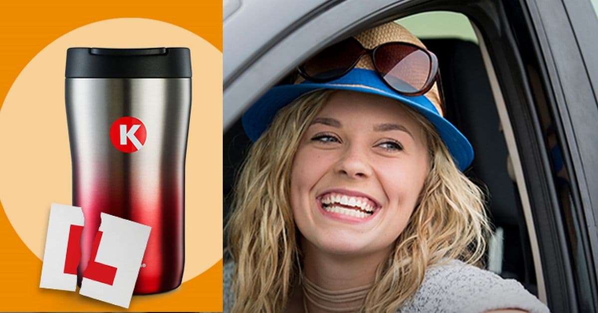 Få helt gratis Circle K kaffekopp og førerkortet sponsa attpåtil