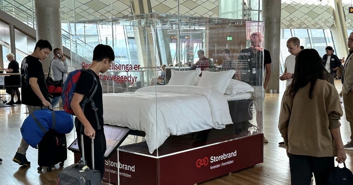 Levende veggedyr på Oslo lufthavn