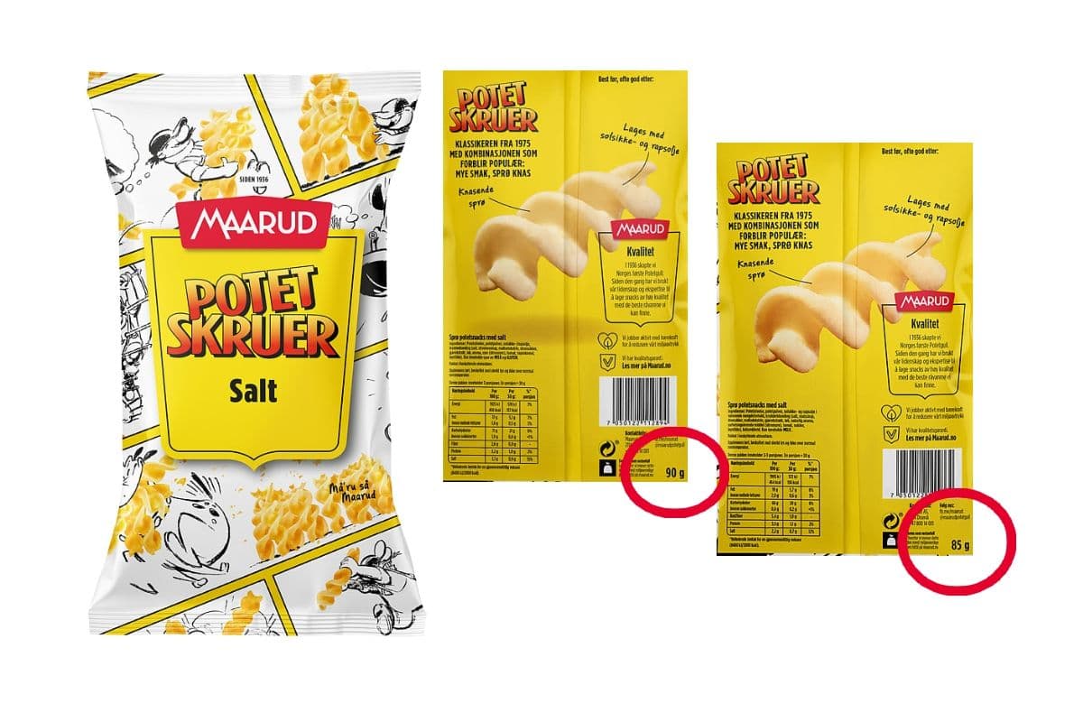 Er du glad i Maarud sine potetskruer? Nå reduseres poseinnholdet