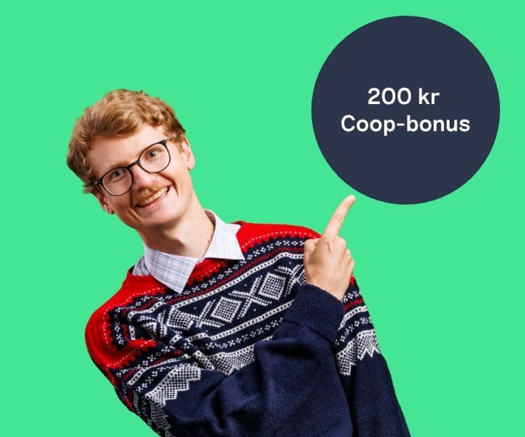 200 kr velkomstbonus i oktober for Coop-medlemmer