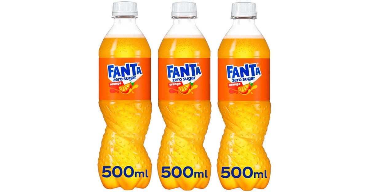 Hent en helt gratis Fanta Orange Zero Sugar 0,5l med Æ-kode