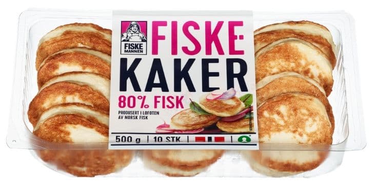 Fiskemannen Fiskekaker 80 % fisk tilbakekalles