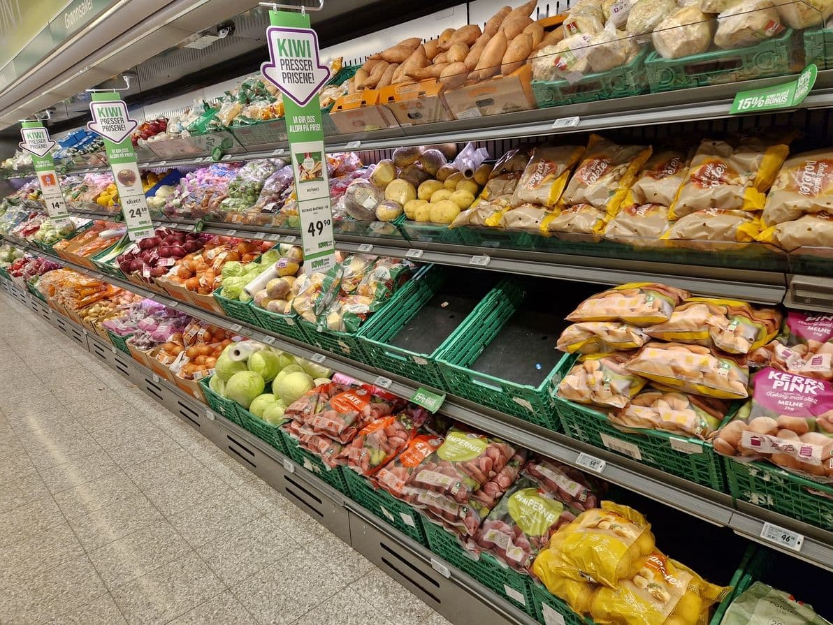 Er Rema 1000 billige på frukt og grønt når de kjører Cræzy Dæys?