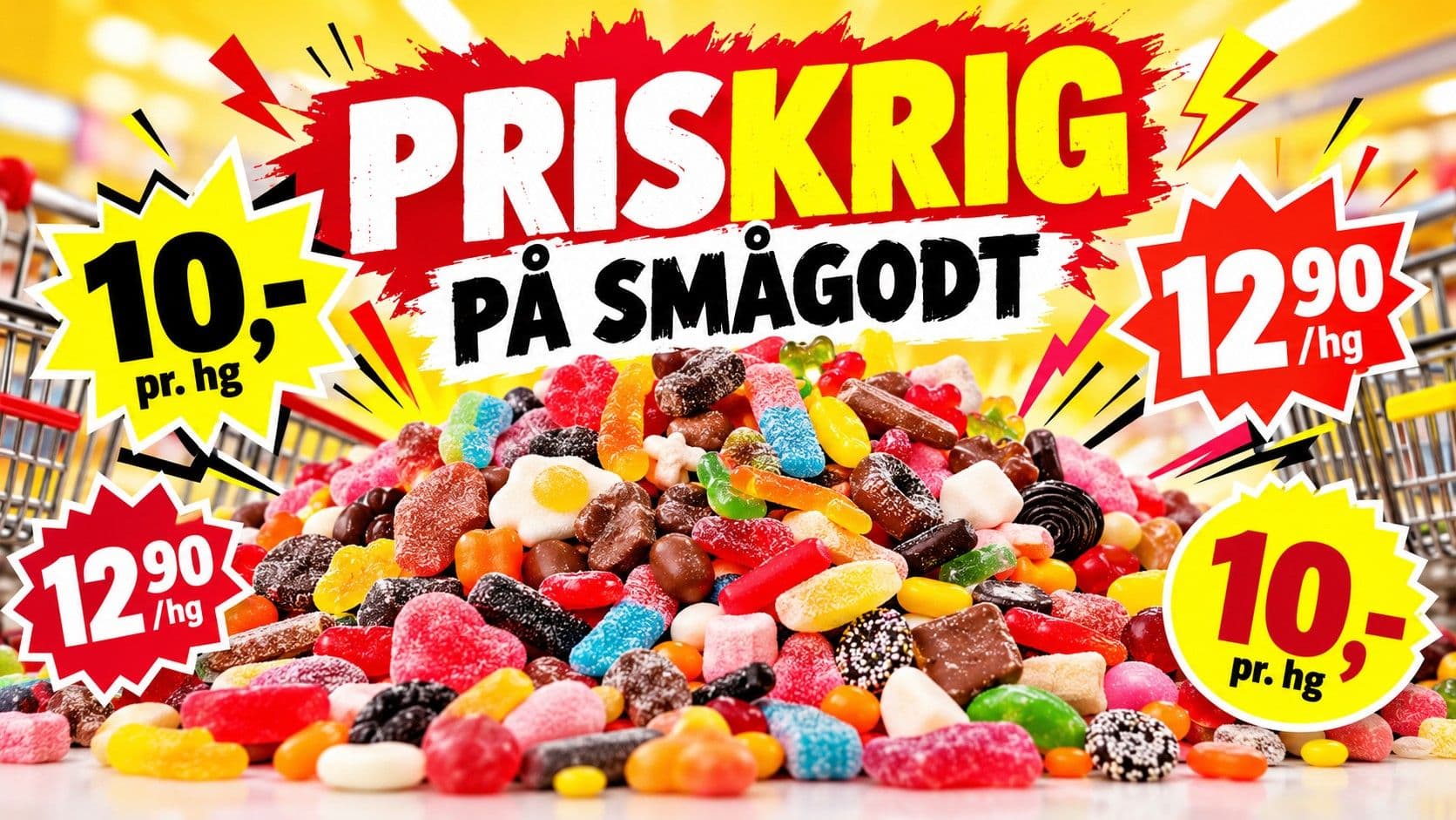 Mye å spare på å kjøpe smågodt på riktig sted til riktig tid