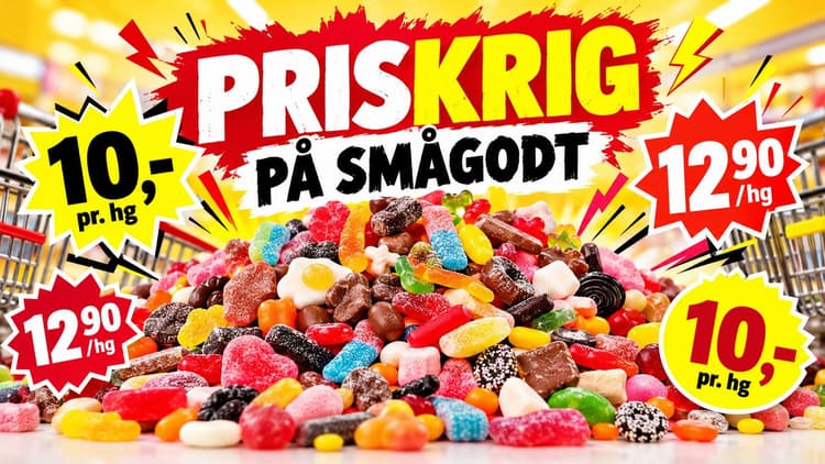 Mye å spare på å kjøpe smågodt på riktig sted til riktig tid