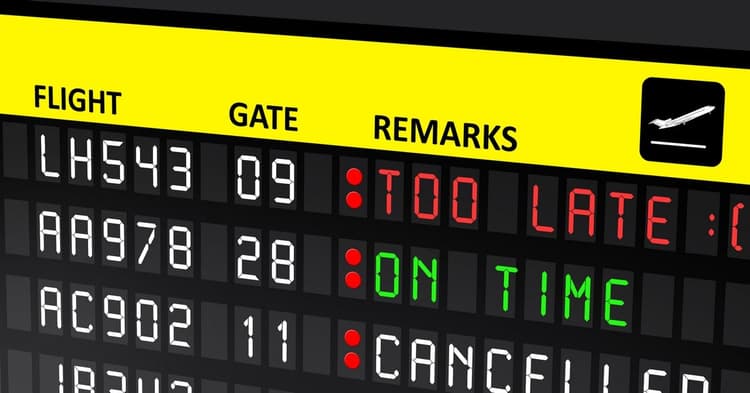 Flyforsinkelse og -kansellering: Du kan gå glipp av tusener av kroner
