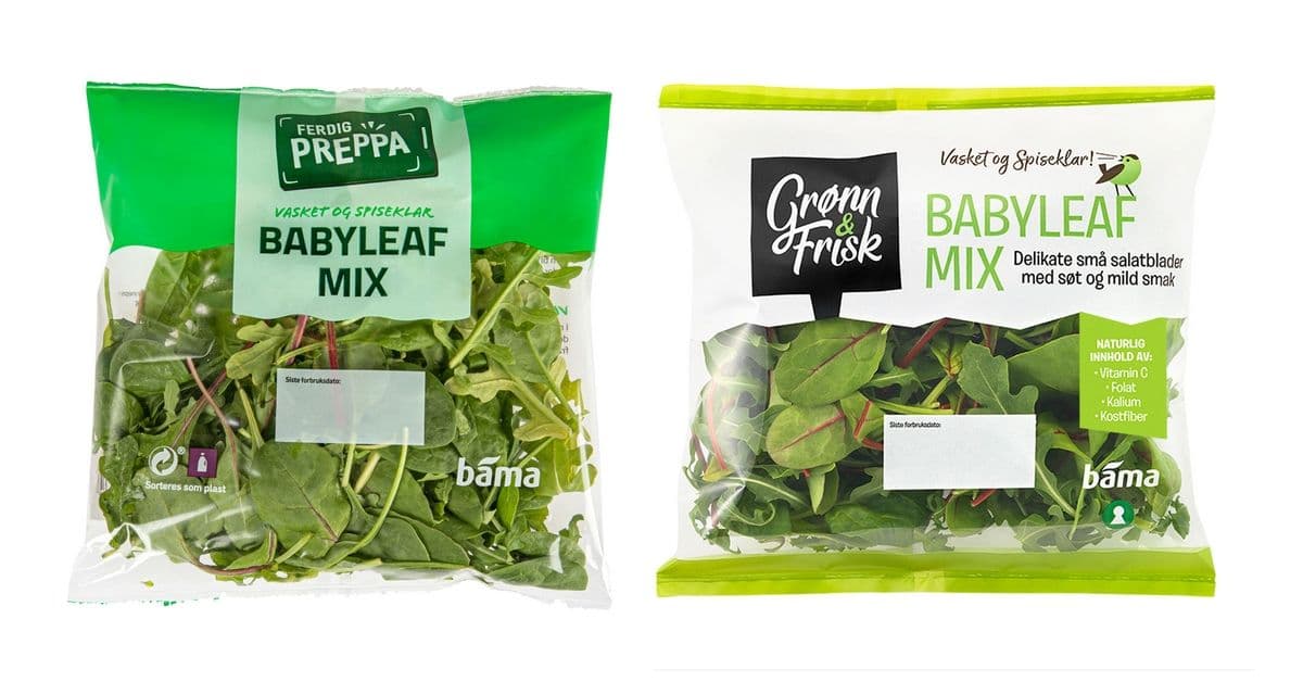 Bama tilbakekaller salatposer etter mistanke om salmonella