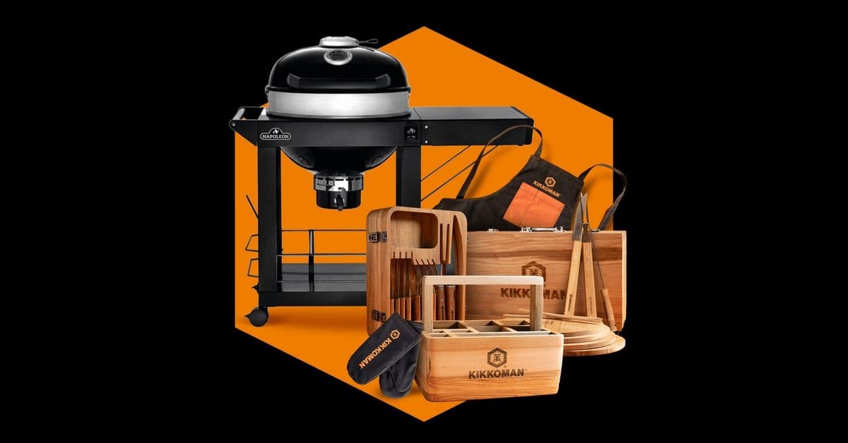 Vinn grill verdt 5300 kroner og tilbehør fra Kikkoman