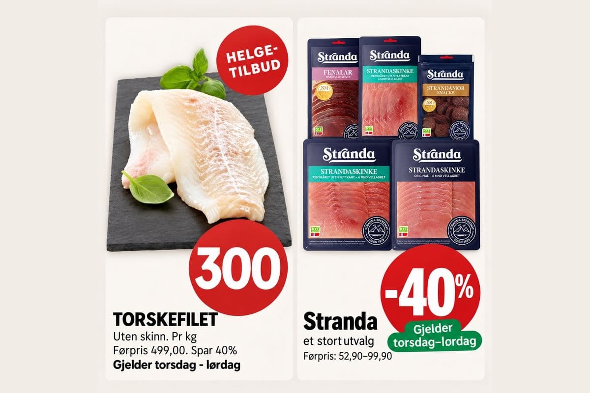 08.10: Disse helgetilbudene bør du huske på når du skal handle
