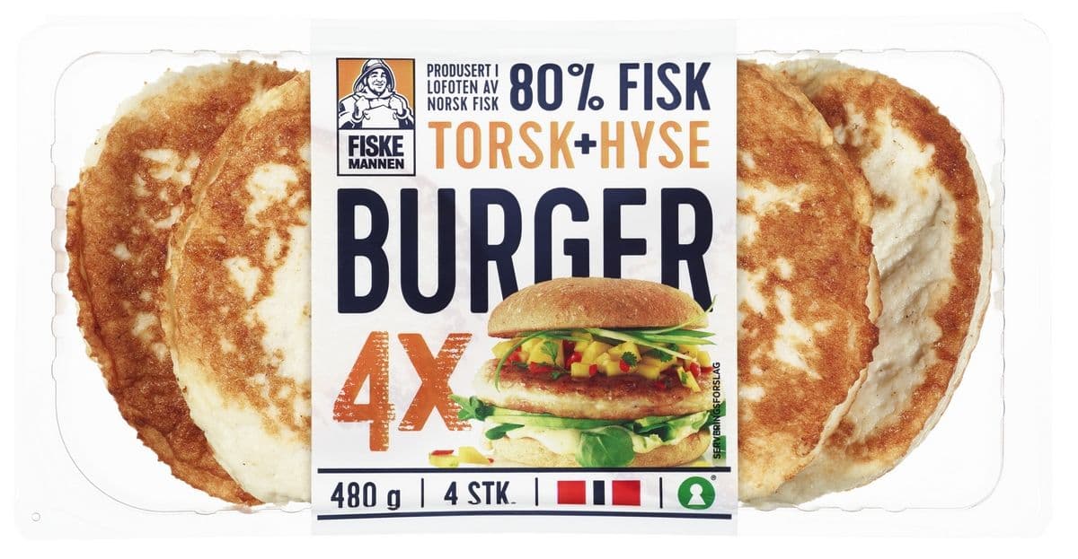 TILBAKEKALLES: Fiskemannen Fiskeburger Torsk & Hyse