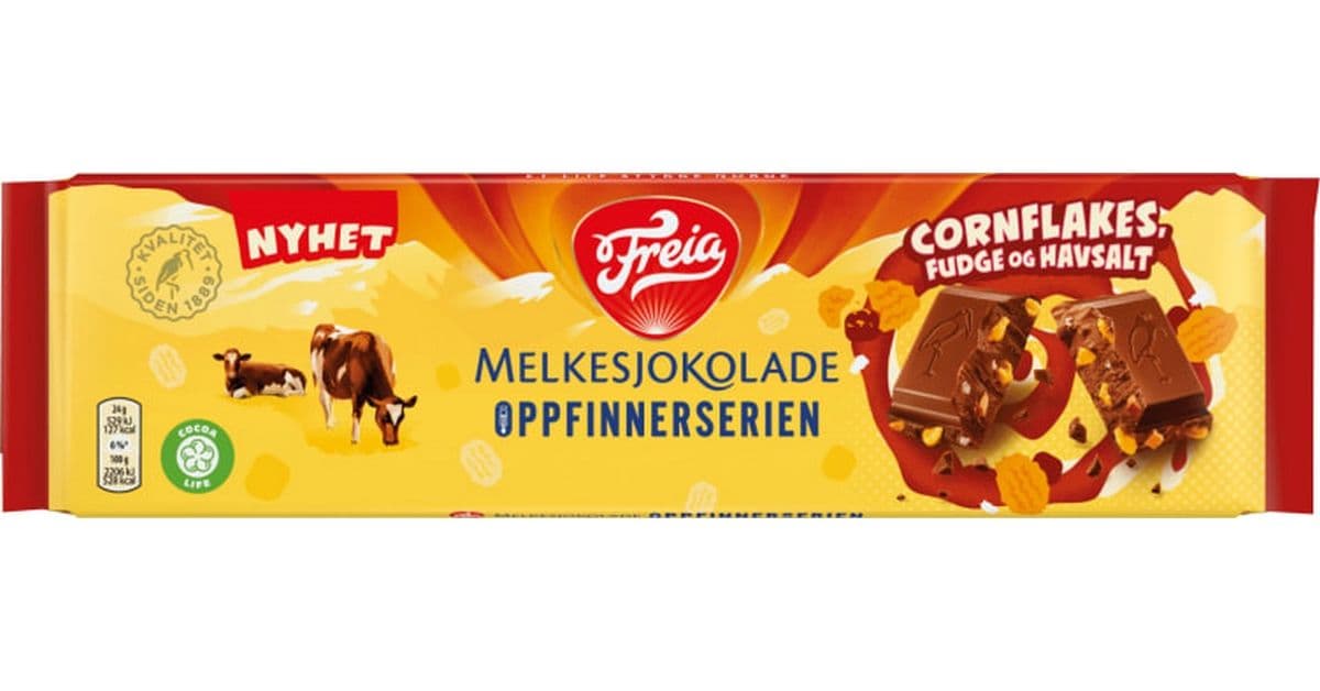 Ny gratiskupong: Hent helt gratis Freia Melkesjokolade cornflakes 190g