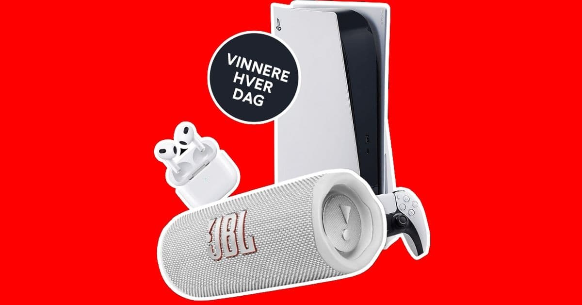 Vinn Playstation 5, AirPods, JBL høyttaler eller Läkerol