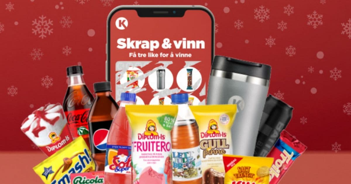 Vinn brus, potetgull, sjokolade, kaffekopp og mye mer