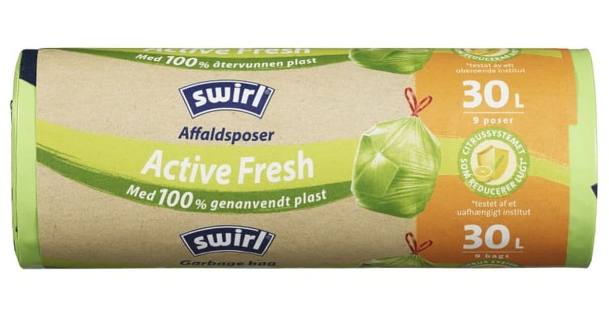 Hent en helt gratis rull med Swirl avfallsposer med duft
