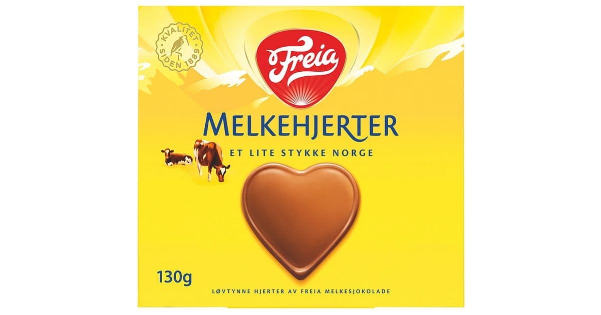 Skal du kjøpe Freia Melkehjerter til Morsdag? Ikke tro at lavpriskjedene er billigst!