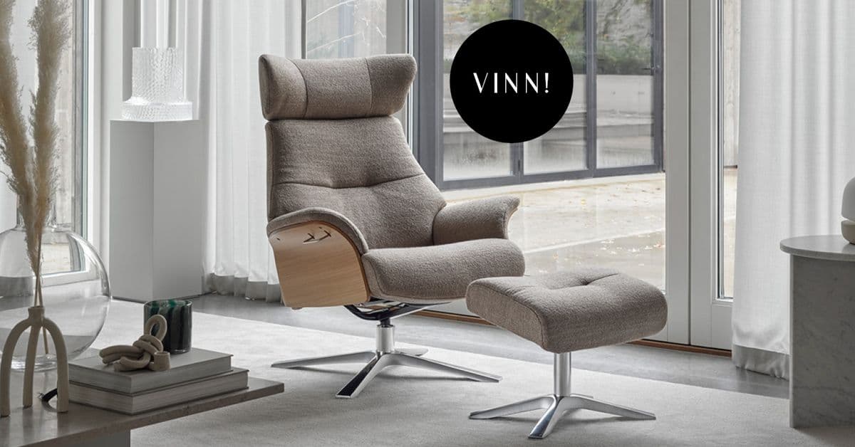 Vinn Air stol med krakk eller fothviler fra Conform - verdt inntil 42 999 kroner