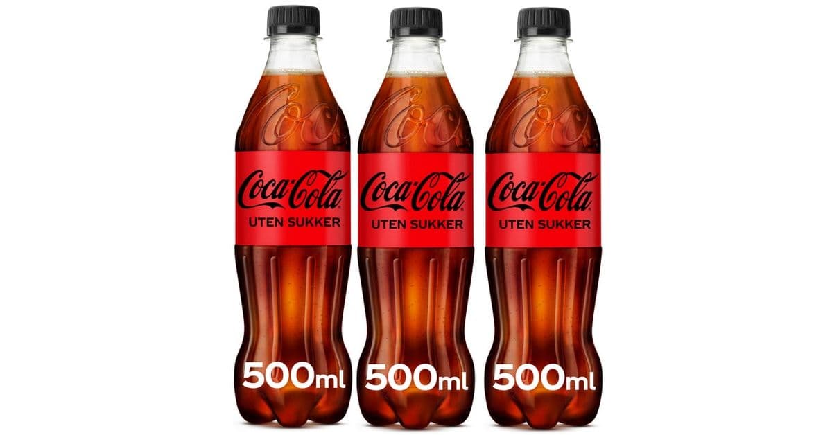 Få helt gratis Coca-Cola 0,5l uten sukker med Æ-kode