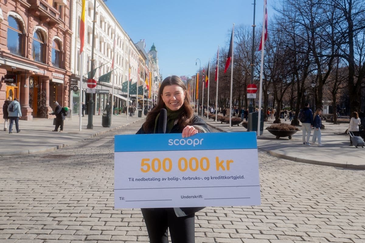 Trekning med 500 000 kroner i premie – nå også til boliglån