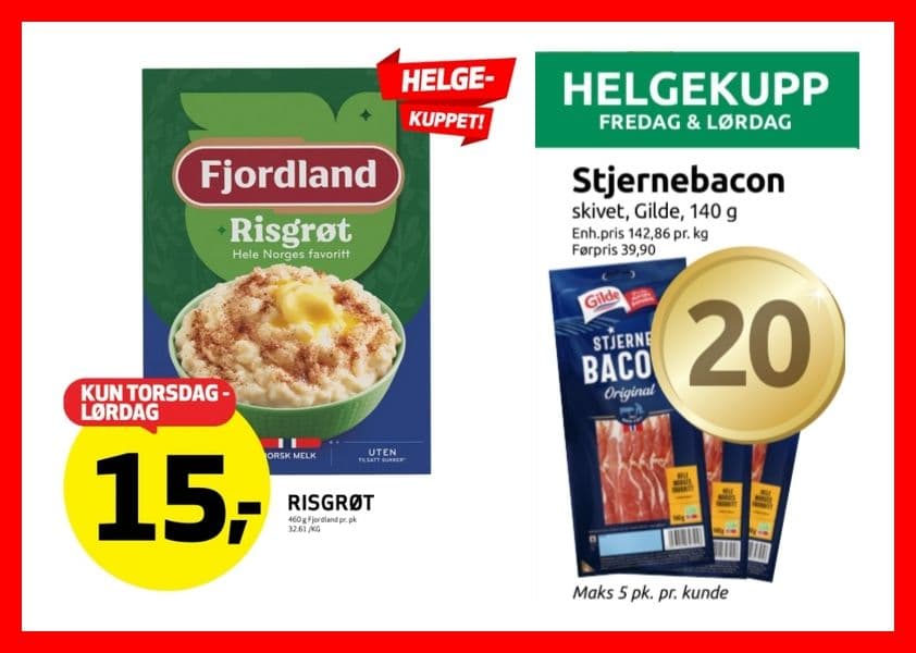 16.04: Disse helgetilbudene bør du huske på når du skal handle