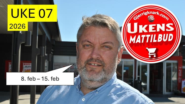 Ukas beste tilbud fra mat- og dagligvarekjedene | UKE 7-2026