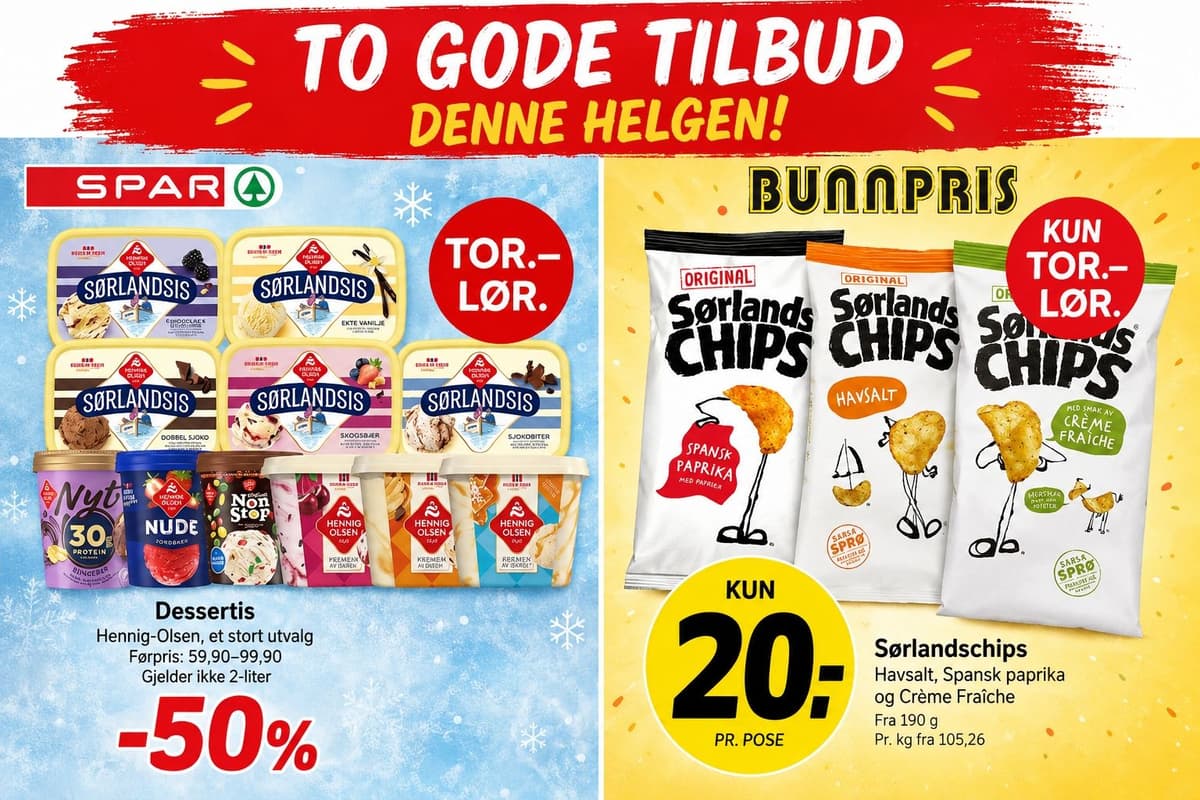 06.08: Disse helgetilbudene bør du huske på når du skal handle