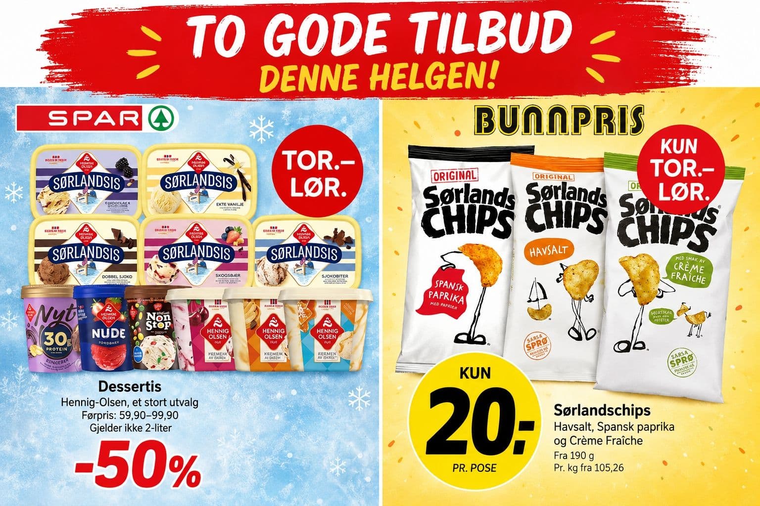 06.08: Disse helgetilbudene bør du huske på når du skal handle
