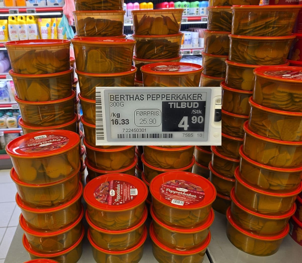 Extra starter priskrigen på julevarer allerede i oktober – pepperkaker til 4,90 kroner!