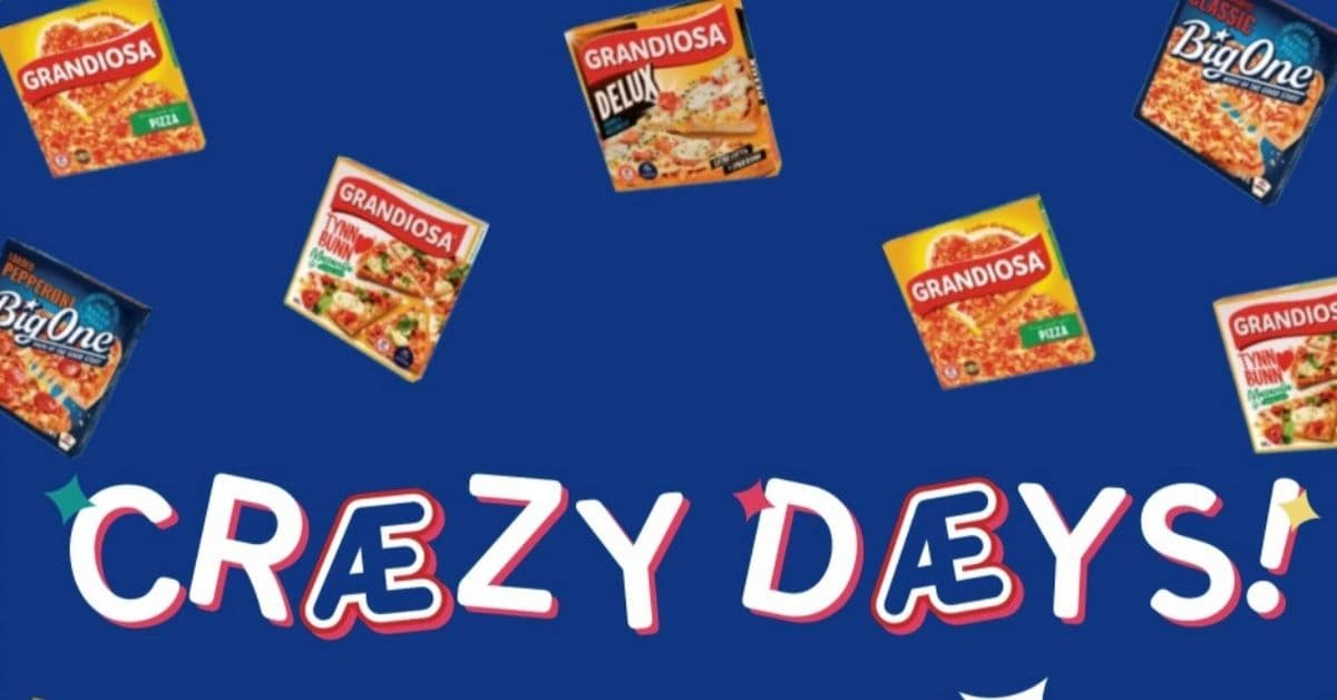 -50% på all Pizza Grandiosa og Big One hos Rema 1000