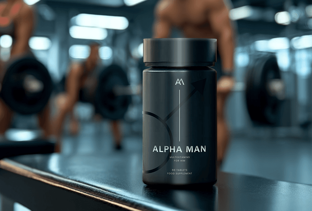 Prøvetilbud på kosttilskuddet Alpha Man - spar 40%